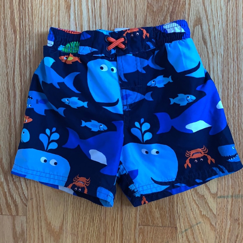 3/$10 - Carter’s Boys Swim Trunks - size 12 months
